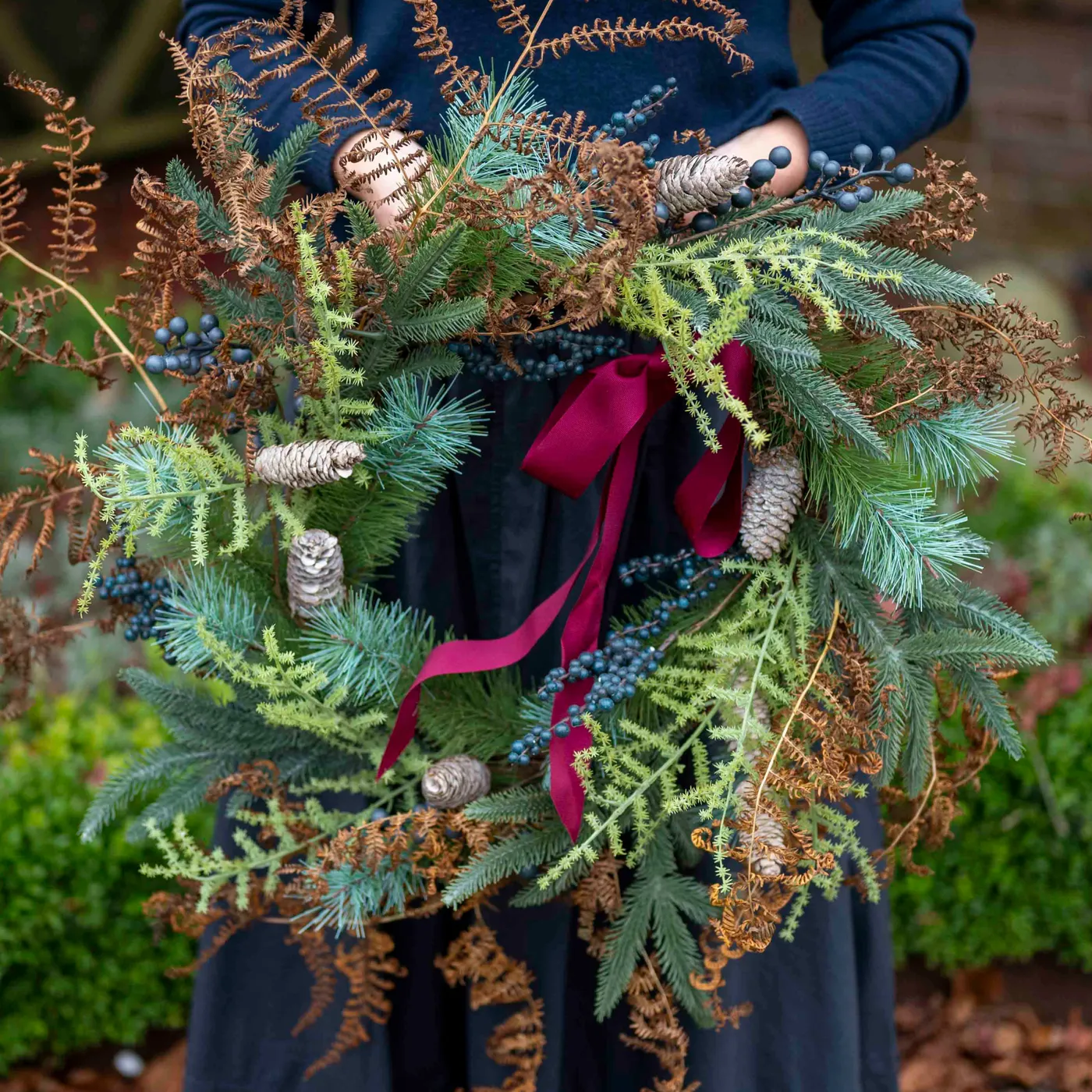 Woodland Wreath | Everlasting Christmas Foliage | Henderson's