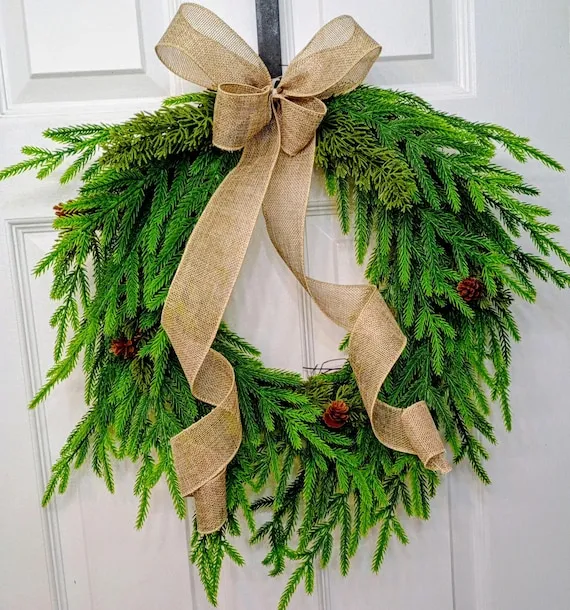 Wreath Christmas Door Decor Seasonal Wall Décor Fwttom Christmas Door Covers For Front Door, Christmas Front